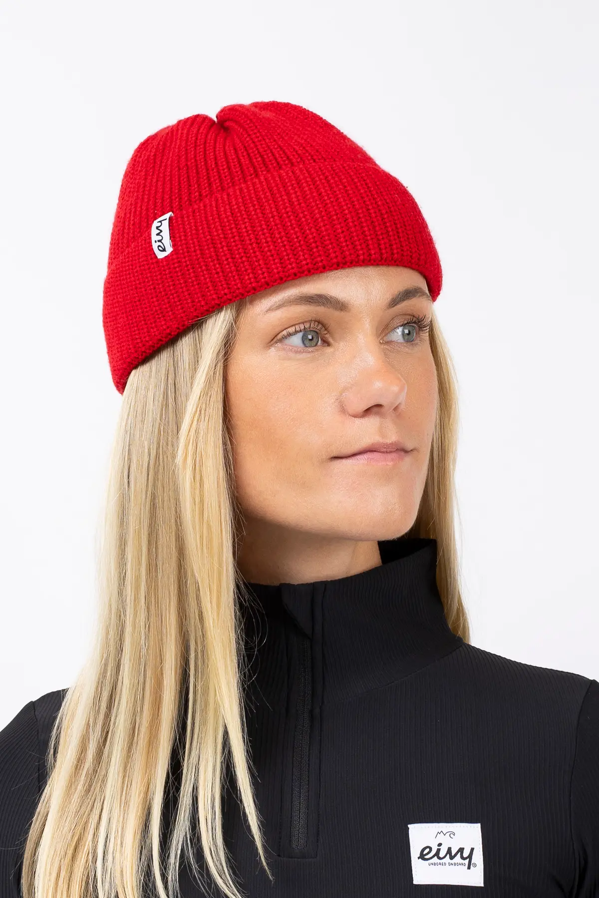Shorty Knit Beanie - Red