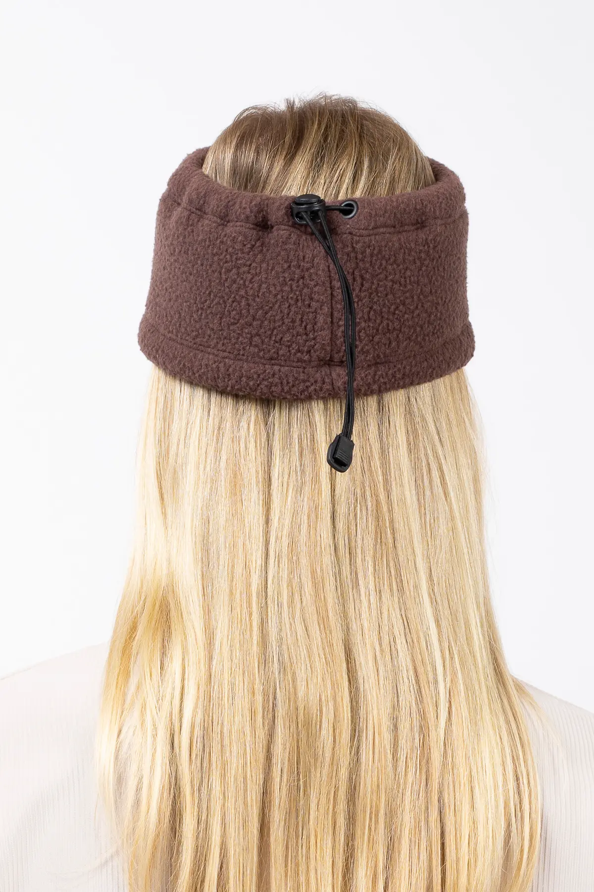 Throwback Sherpa Headband - Chocolate