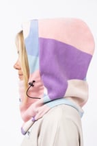 Mandy Fleece Balaclava - Abstract Pastels