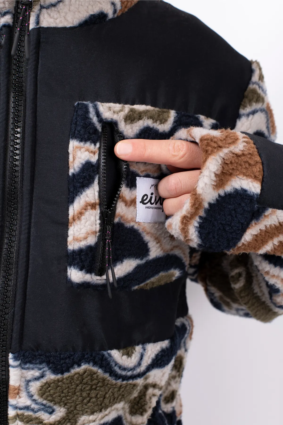 Field Sherpa Jacket - Curve Camo
