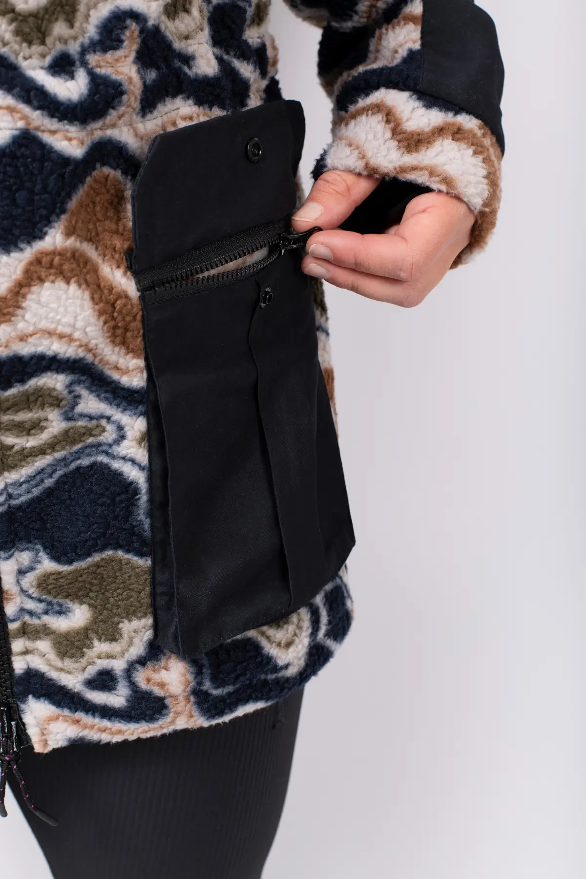 Field Sherpa Jacket - Curve Camo