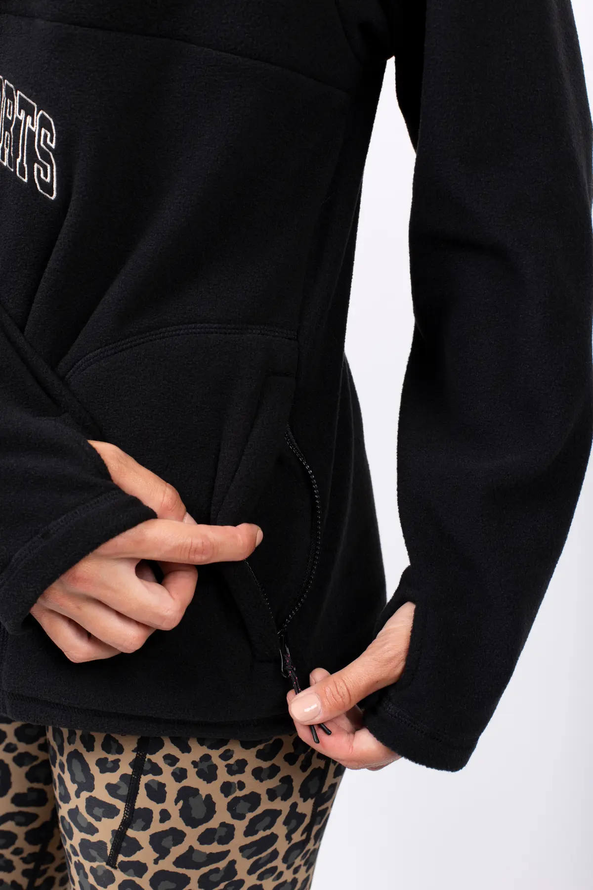 Techlight Halfzip Fleece - Black