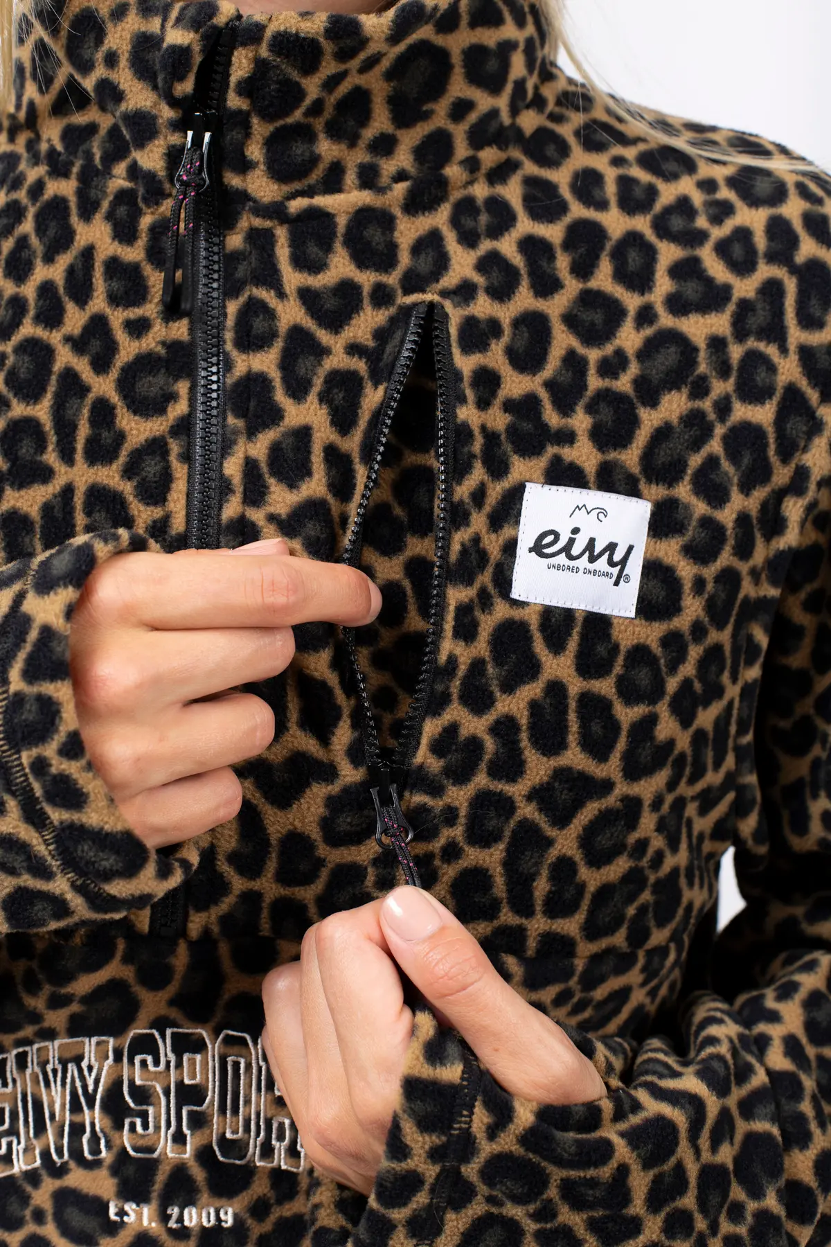 Techlight Halfzip Fleece - Leopard | M