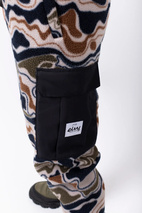 Cargo Sherpa Pants - Curve Camo